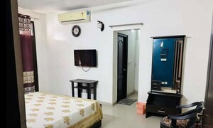 Living Room in 2 BHK Apartment at Jaipurias Sunrise Greens Zirakpur, Vip Road – for Rent