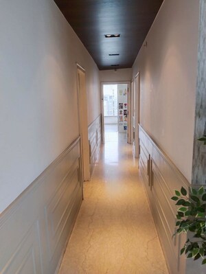 Building Lobby in 3 BHK Apartment at Oberoi Realty Esquire, Goregaon East – for Rent