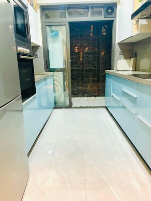 Kitchen in 3 BHK Apartment at Lodha Sterling, Kolshet Road – for Rent