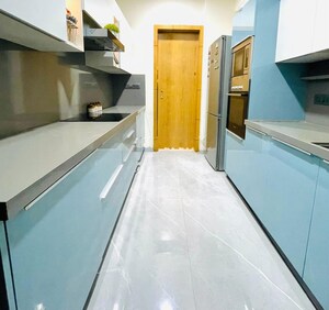 Kitchen in 3 BHK Apartment at Lodha Sterling, Kolshet Road – for Rent