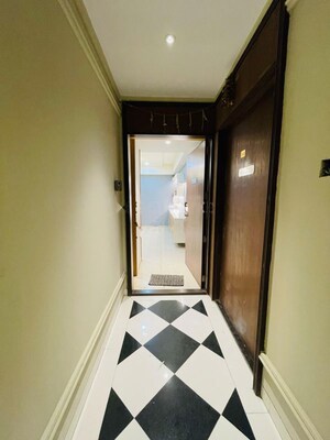 Building Lobby in 3 BHK Apartment at Lodha Sterling, Kolshet Road – for Rent