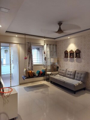 Living Room in 2 BHK Apartment at The Construction Verve Apartments, Wakad – for Sale