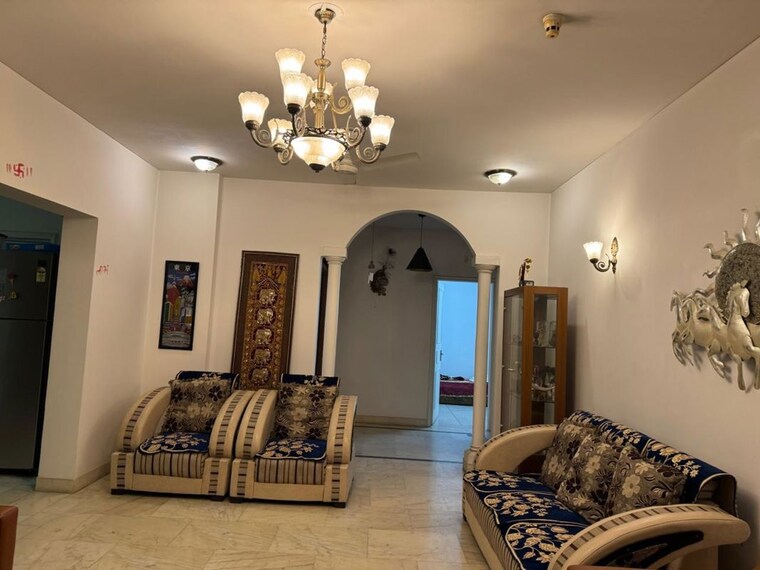 Living Room, kohli-one-housing-malibu-condominiums-high-rise 3 Bedroom 2450 Sq.Ft. Apartment In Sector 47 Gurgaon 10581163
