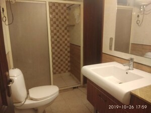 Bathroom in 3 BHK Builder Floor at Greater Kailash – for Rent