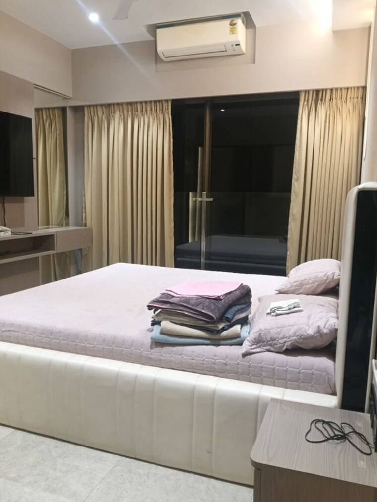 Master Bedroom, ng-grand-plaza 3 Bedroom 1400 Sq.Ft. Apartment In Ghansoli Navi Mumbai 10581179