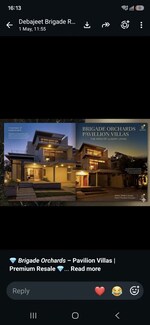 5 BHK + Servant Room 4800 Sq.Ft. Villa in Brigade Orchards