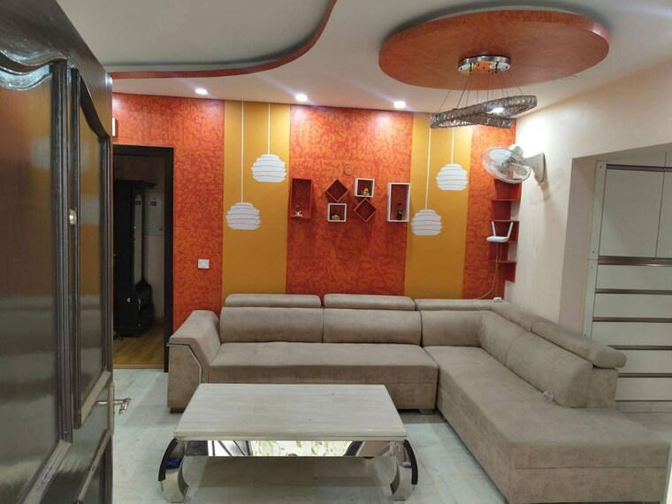 Living Room, kohli-one-housing-malibu-condominiums-high-rise 2.5 Bedroom 1550 Sq.Ft. Apartment In Sector 47 Gurgaon 10581188