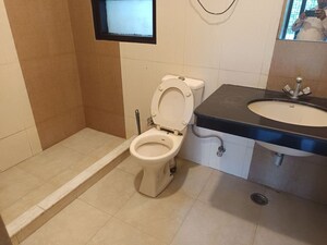 Bathroom in 3 BHK Builder Floor at Vipul Square, Sushant Lok I – for Rent