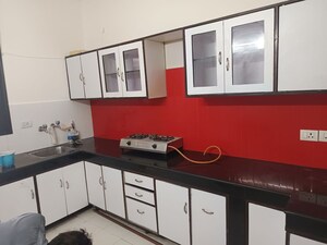 Kitchen in 3 BHK Builder Floor at Vipul Square, Sushant Lok I – for Rent
