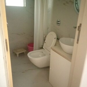 Bathroom in 2 BHK Apartment at Piramal Nagar CHS, Goregaon West – for Rent