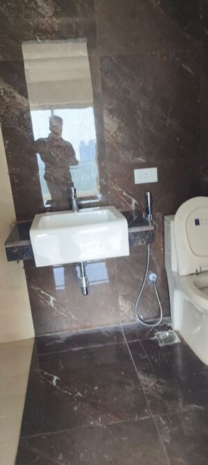 Bathroom in 1 BHK Apartment at Indiabulls One Indiabulls, Pokhran Road No Two – for Rent