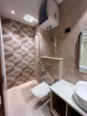 Bathroom in 2 BHK Apartment at Lajpat Nagar ii – for Rent