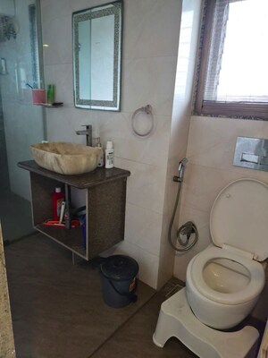 Bathroom in 3 BHK Apartment at Andheri East – for Rent