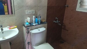 Bathroom in 2 BHK Apartment at Abodh Valmark, Hebbal – for Rent