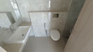 Bathroom in 3 BHK Apartment at L & T Rejuve 360 Tower A, Mulund West – for Rent