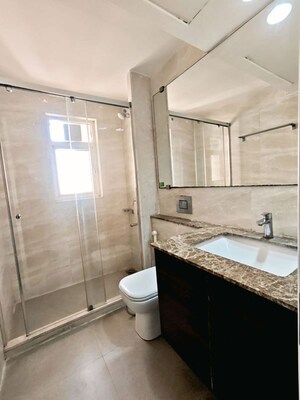 Bathroom in 3 BHK Apartment at DLF Park Place, Sector 54 – for Rent