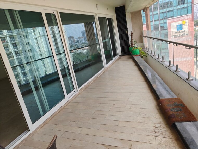 Balcony, brigade-caladium 4 Bedroom 4200 Sq.Ft. Apartment In Hebbal Bangalore 10581307