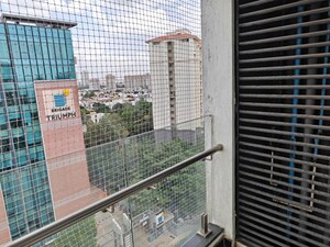 Balcony in 4 BHK Apartment at Brigade Caladium, Hebbal – for Rent