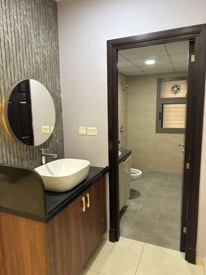 Bathroom in 3.5 BHK Apartment at Sobha Palm Courts, Kogilu – for Rent