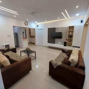 Living Room in 3 BHK Apartment at Kumar Picasso O, Hadapsar – for Rent