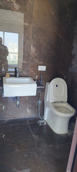 Bathroom in 3 BHK Apartment at Indiabulls One Indiabulls, Pokhran Road No Two – for Rent