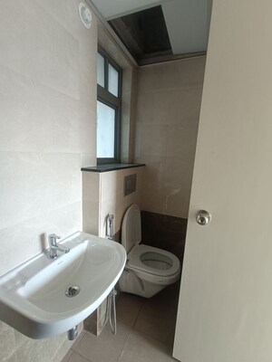 Bathroom in 2 BHK Apartment at Mahindra Happinest Tathawade Phase 1, Tathawade – for Rent
