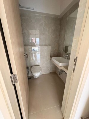 Bathroom in 3 BHK Apartment at L & T Rejuve 360 Tower A, Mulund West – for Rent