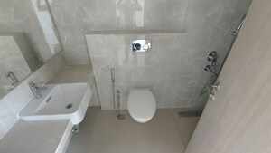 Bathroom in 3 BHK Apartment at L & T Rejuve 360 Tower A, Mulund West – for Rent