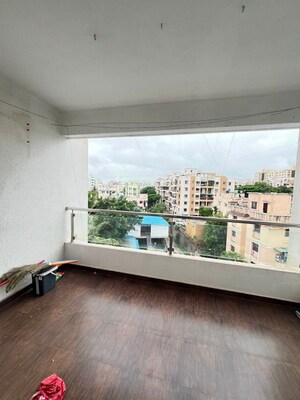 Balcony in 3 BHK Apartment at Ashirwad Celestino, Dhanori – for Rent