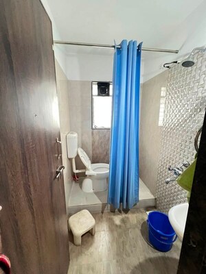 Bathroom in 3 BHK Apartment at Ashirwad Celestino, Dhanori – for Rent