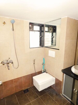 Bathroom in 2 BHK Apartment at Vasant Valley Complex, Malad East – for Sale