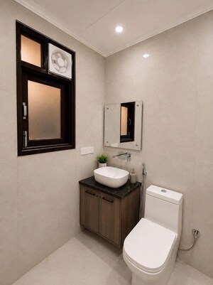 Bathroom in 1 BHK Builder Floor at Sector 40 – for Rent
