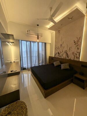 Living Room in 2 BHK Apartment at K Raheja Raheja Residency, Malad East – for Rent