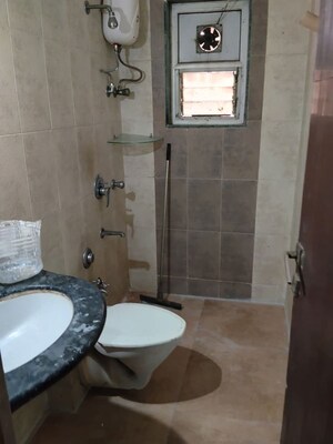 Bathroom in 3 BHK Apartment at Adhiraj Gardens, Kharghar – for Rent