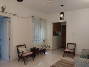 Living Room in 2 BHK Apartment at Sobha Dream Gardens, Thanisandra Main Road – for Rent