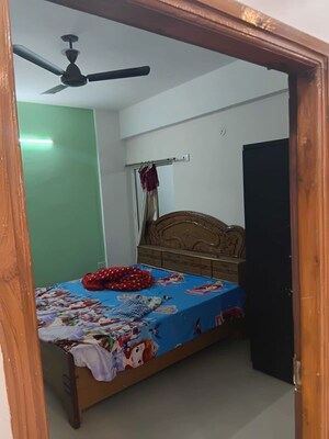 Bedroom in 3 BHK Apartment at Nirupam Royal Palms Apartments, Baghmugalia – for Rent