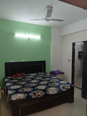 Bedroom in 3 BHK Apartment at Nirupam Royal Palms Apartments, Baghmugalia – for Rent