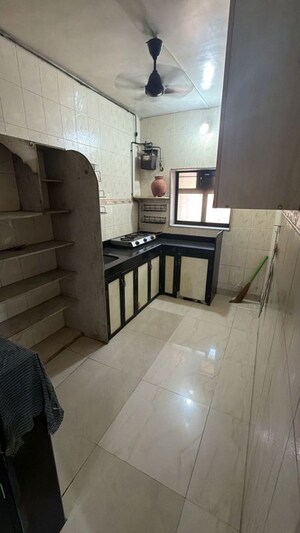 Kitchen in 1 RK Apartment at Vasant Valley Complex, Malad East – for Rent