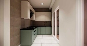 Kitchen in 2 BHK Apartment at Sobha Dream Gardens, Thanisandra Main Road – for Rent