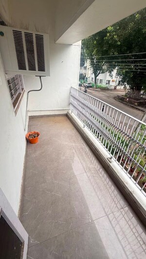 Balcony in 1 RK Independent House at Sector 15 – for Rent