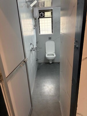 Bathroom in 2 BHK Apartment at Mahim – for Rent