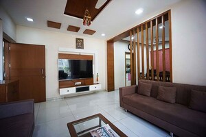 Living Room in 3 BHK Apartment at Shela – for Sale