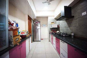 Kitchen in 3 BHK Apartment at Shela – for Sale