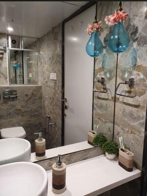 Bathroom in 2 BHK Apartment at Lodha Amara, Kolshet Road – for Sale