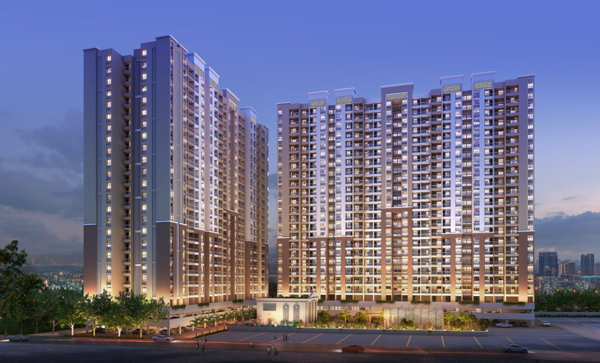 3 BHK + Study Room,Extra Room 1352 Sq.Ft. Apartment in Dynamic Grandeur