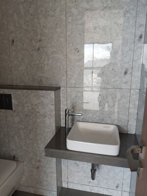 Bathroom in 3 BHK Apartment at Raymond The Address, Pokhran Road No Two – for Rent