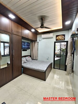 Master Bedroom in 2 BHK Apartment at Kopar Khairane Sector 2 – for Sale