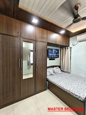Master Bedroom in 2 BHK Apartment at Kopar Khairane Sector 2 – for Sale