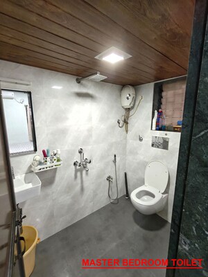 Bathroom in 2 BHK Apartment at Kopar Khairane Sector 2 – for Sale