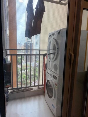Balcony in 2 BHK Apartment at Piramal Aranya, Byculla – for Rent